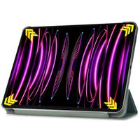 imoshion Trifold Klapphülle Apple iPad Pro 12.9 (2018/2020/2021/2022) - Dunkelgrün