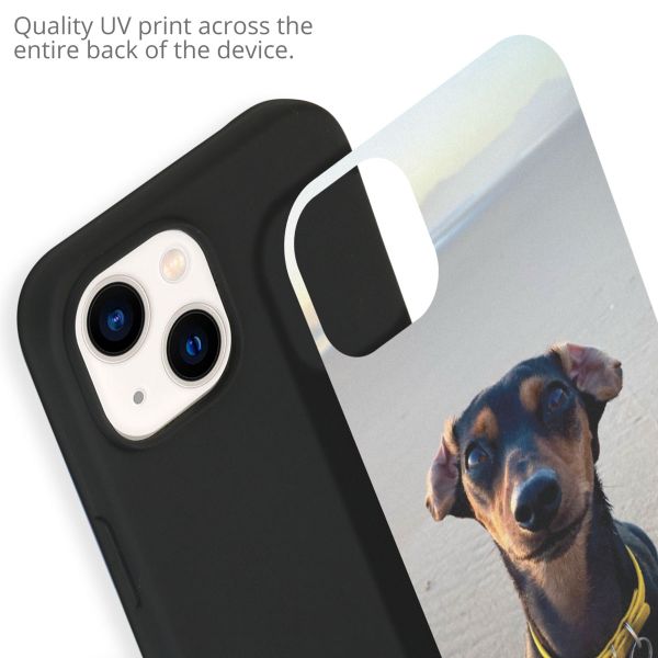 Gestalte deine eigene Apple iPhone 14 Plus Gel Hülle - Schwarz
