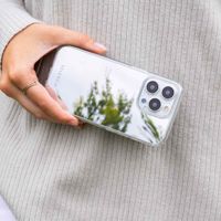 Selencia Mirror Back Cover Apple iPhone 14 - Silber