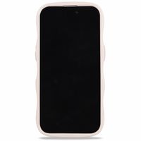 Holdit Wavy Case Apple iPhone 14/15 Plus - Transparent / Light Beige