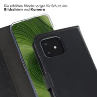 Selencia Echtleder Klapphülle Fairphone 6 - Schwarz