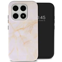 Selencia Vivid Rückabdeckung mit MagSafe Xiaomi 17 - Golden Beige Marble