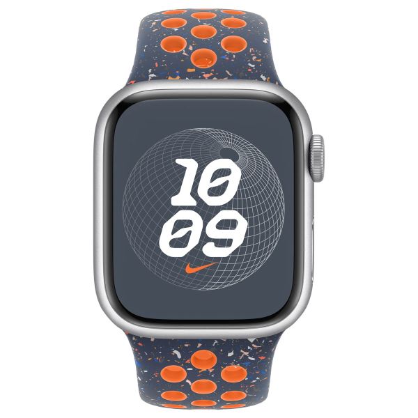 Apple Nike Sport Armband für das  Apple Watch Series 1 t/m 9 / SE (38/40/41 mm) | Series 10 / 11 (42 mm) - Größe S/M - Blue Flame