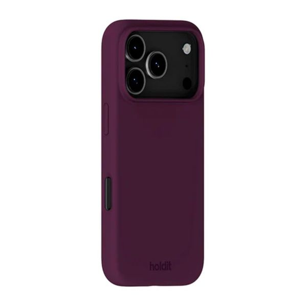Holdit Silicone Case Apple iPhone 17 Pro - Deep Plum