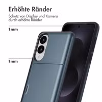 imoshion Backcover mit Kartenfach Samsung Galaxy S25 Edge - Dunkelblau