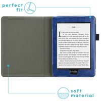 imoshion Vegan Leather Klapphülle Amazon Kindle Paperwhite 4 - Dunkelblau