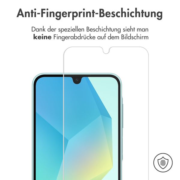 imoshion Bildschirmschutzfolie Gehärtetes Glas für das Samsung Galaxy A16 (5G/4G)