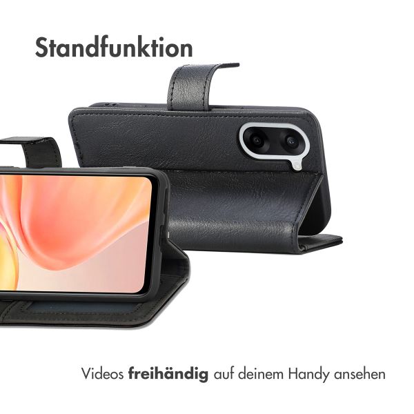 imoshion Luxuriöse Klapphülle OnePlus Nord CE5 - Schwarz