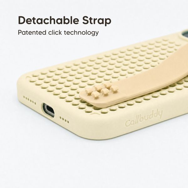 Callbuddy Hülle mit Strap Apple iPhone 16 Pro Max - Sand Glow