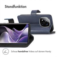 imoshion Luxuriöse Klapphülle Xiaomi Poco X7 - Dunkelblau