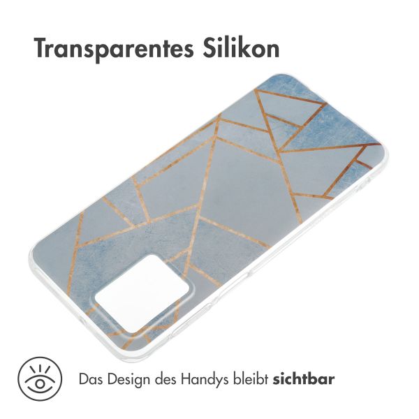 imoshion Design Hülle für das Motorola Moto G54 - Blue Graphic