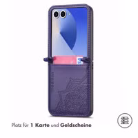 imoshion Mandala Klapphülle Samsung Galaxy Z Flip 7 - Violett