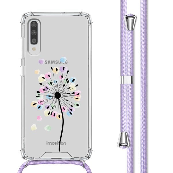 imoshion Design Hülle mit Band Samsung Galaxy A70 - Sandstone Dandelion