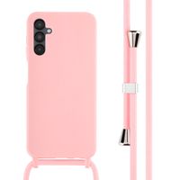 imoshion Silikonhülle mit Band für das Samsung Galaxy A14 (5G/4G) - Rosa