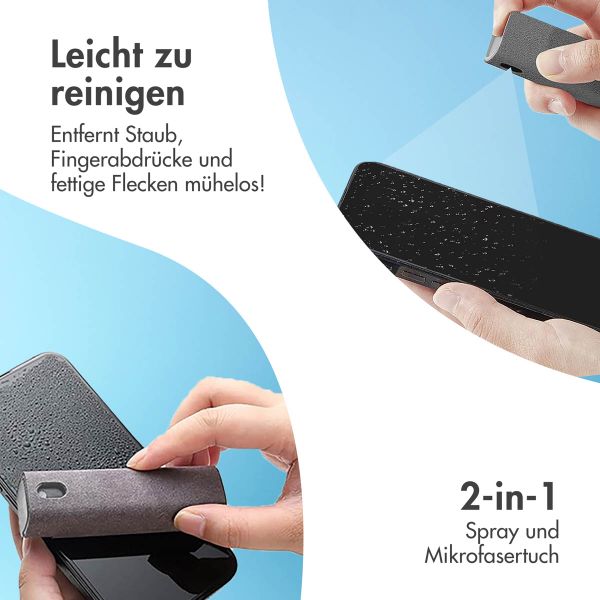 Accezz 2-in-1 Bildschirmreiniger Spray - Grau