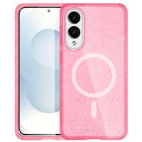 imoshion Sparkle Back Cover mit MagSafe Samsung Galaxy S25 Edge - Rosa