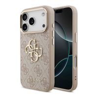 Guess 4G Metal Logo Back Cover Apple iPhone 18 Pro Max / 17 Pro Max - Pink