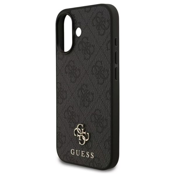 Guess 4G Metal Logo Back Cover MagSafe Apple iPhone 17 - Schwarz