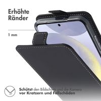 Accezz Flip Case für das Samsung Galaxy S25 Plus - Schwarz