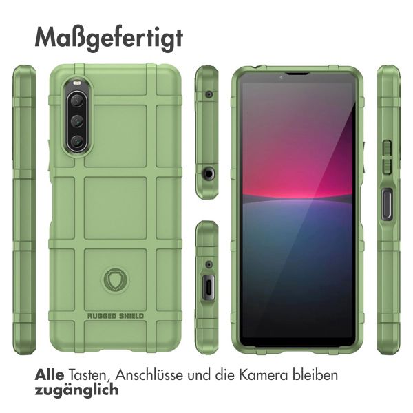 imoshion Rugged Shield Backcover Sony Xperia 10 V - Dunkelgrün