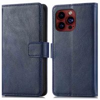 imoshion Luxuriöse Klapphülle Apple iPhone 15 Pro - Dunkelblau