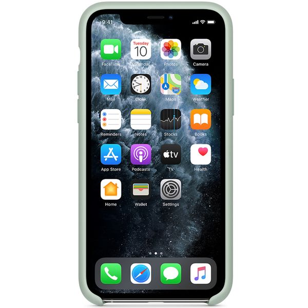 Apple Silikon-Case für das Apple iPhone 11 Pro - Beryl