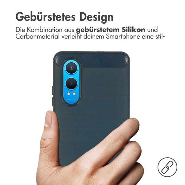 imoshion Brushed Back Cover OnePlus Nord CE 4 Lite 5G - Dunkelblau