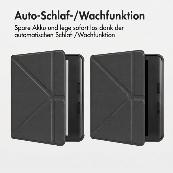 imoshion Klappbare Klapphülle Kobo Libra Colour - Schwarz