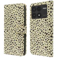 imoshion Design Klapphülle für das Xiaomi Poco X6 Pro - Black And White Dots