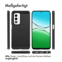 imoshion Brushed Back Cover Oppo A5 5G (2025) - Schwarz