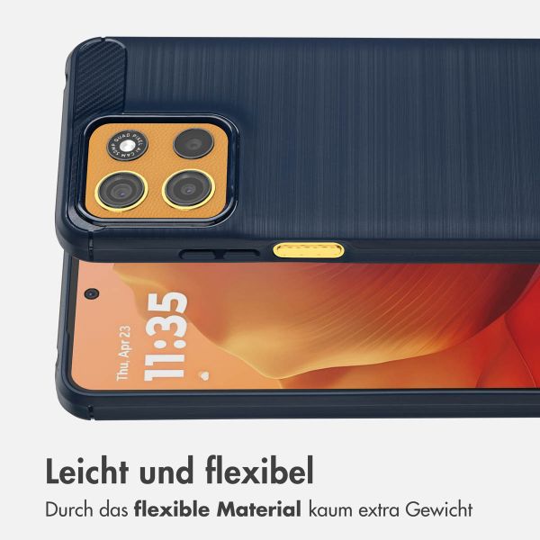 imoshion Brushed Back Cover Motorola Moto G15 / G15 Power - Dunkelblau