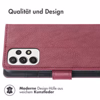 imoshion Luxuriöse Klapphülle Samsung Galaxy A23 (5G) - Bordeaux