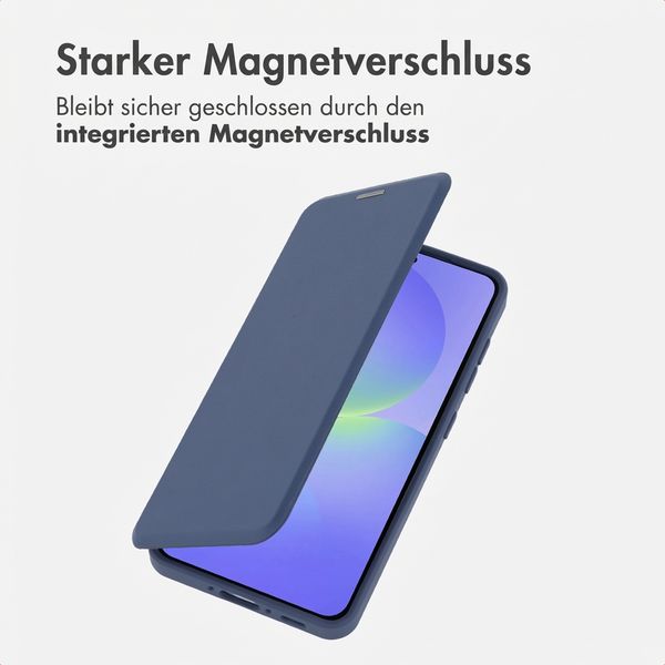 imoshion Transparente Bookcase mit MagSafe Samsung Galaxy A37 (5G) - Blau