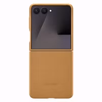 Samsung Original KindSuit Vegan Leather Case Samsung Galaxy Z Flip 7 - Camel