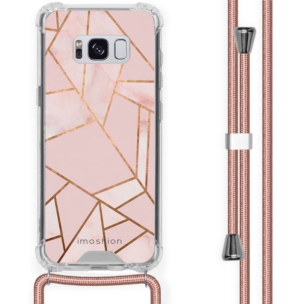 imoshion Design Hülle mit Band für das Samsung Galaxy S8 - Pink Graphic