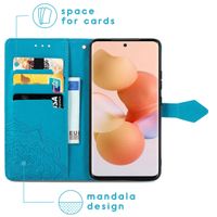 imoshion Mandala Klapphülle für das Xiaomi 12 / 12X - Türkis