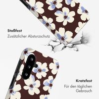 Selencia Vivid Back Cover Samsung Galaxy A17 (5G) / (4G) - Choco Flower Pop