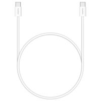 imoshion USB-C-zu-USB-C-Kabel – Geflochten – 1 Meter – Weiß