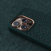 Njorð Collections Salmon Leather MagSafe Case für das iPhone 13 Pro - Dark Green