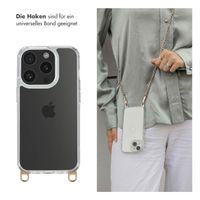 Selencia Backcover mit abnehmbaren Haken Apple iPhone 15 Pro - Transparent