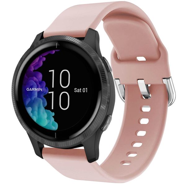 imoshion Silikonband für das  Garmin Venu / Vivoactive 3 / Forerunner 245 - Rosa