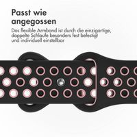 imoshion Sportarmband⁺ für das Apple Watch Series 1 bis 9 / SE (38/40/41 mm) | Series 10 / 11 (42 mm) - Größe M/L - Black Pink
