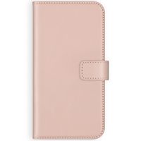 Selencia Echtleder Klapphülle Apple iPhone 12 Mini - Dusty Pink
