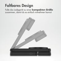 Accezz 3-in-1 Faltbares Kabelloses MagSafe Ladegerät - 20 Watt - Schwarz