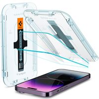 Spigen GLAStR Fit Displayschutzfolie  + Applicator 2-pack für das Apple iPhone 14 Pro Max