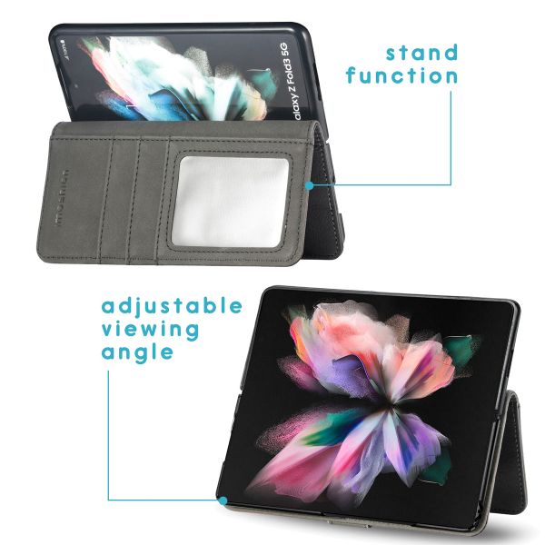 imoshion Luxuriöse Klapphülle Samsung Galaxy Z Fold3 - Schwarz