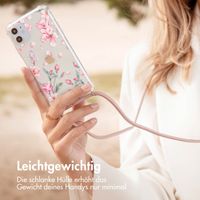 imoshion Design Hülle mit Band Apple iPhone 13 Pro - Blossom Watercolor