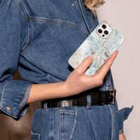 Selencia Maya Fashion Backcover für das Samsung Galaxy A53 - Marble Blue