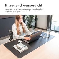 imoshion Schreibtischunterlage 120 x 60 cm - L - Schwarz