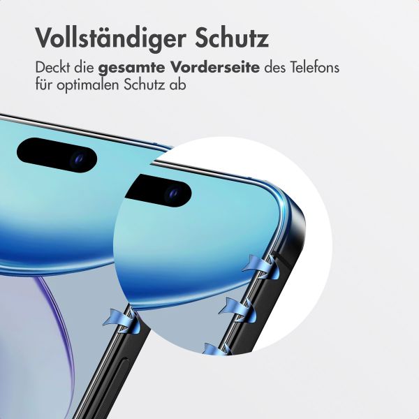 Accezz Gehärteter Glas-Schutz + Applikator Apple iPhone Air